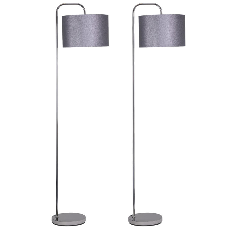Hamforrd 20cm Arched Floor Lamp Set