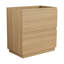 Meuble-lavabo de salle de bain 30 po, armoire autoportante en chêne avec 2 tiroirs, design moderne, bois d'ingénierie, meuble-lavabo à double tiroir encastré en bois d'ingénierie