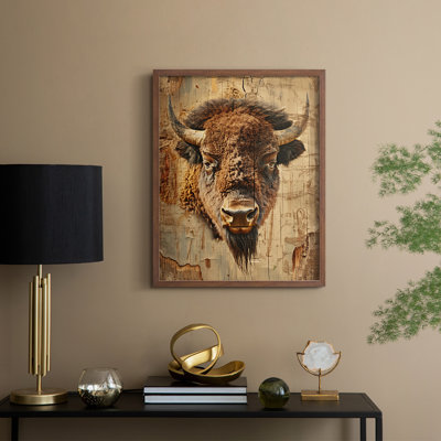 ANIMALS Series CDLxxxviii, reproduction encadrée - bois massif