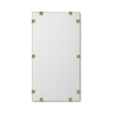Nippon Flat Metal Beveled Wall Mirror