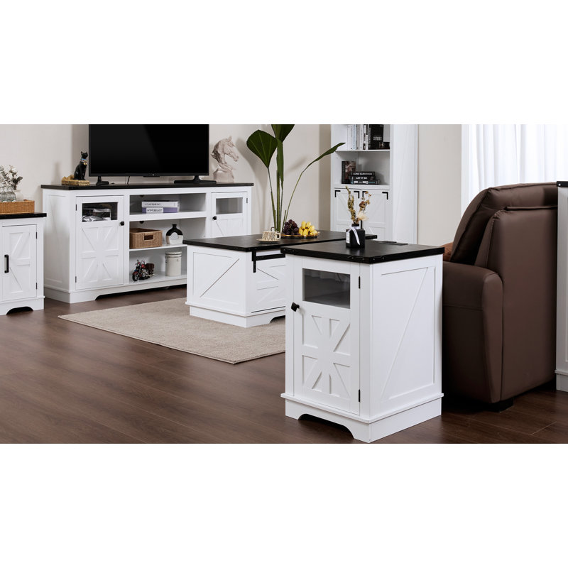 Table de chevet Romary, Blanc
