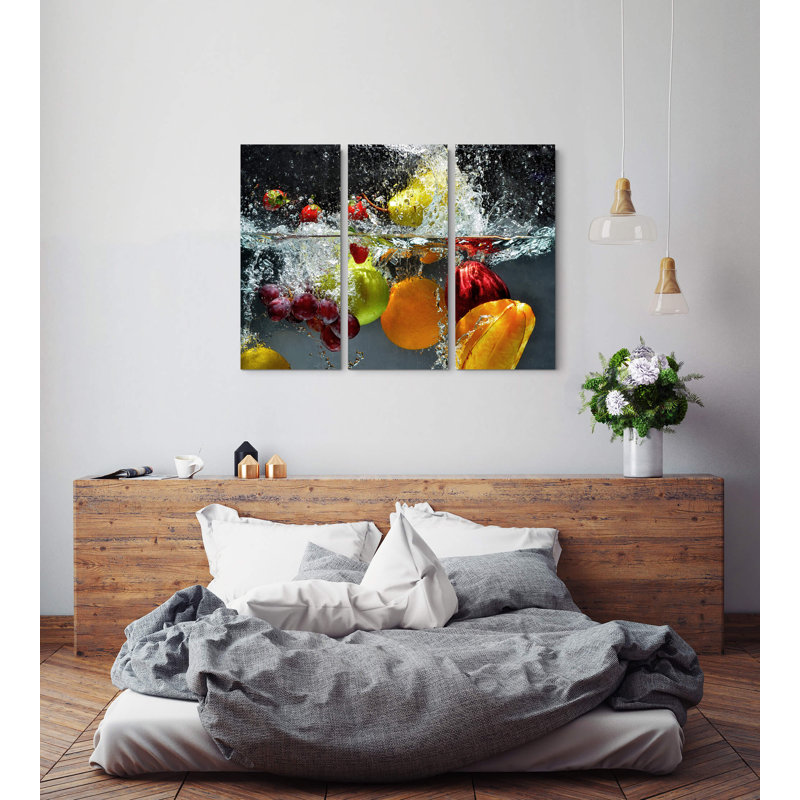 3 Piece Wrapped Canvas Wall Art Set