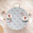 East Urban Home Floral Fitted Round TableclotBlue Grey Pale Pink 77714-1002419544