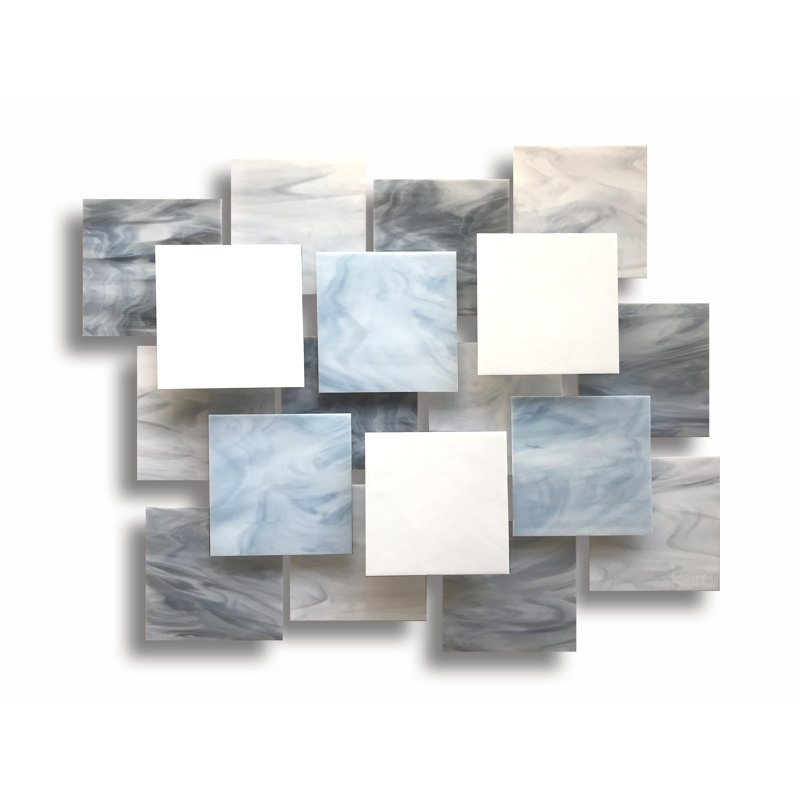 Glacial Handmade Wall Decor, 15" H x 19" W x 4" D