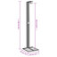 Free Standing Outdoor Shower and Footwash Spout-1245713044