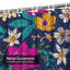 Rideau de douche imperméable Hibiscus Hawaiian-314874981