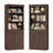 71"h Wood Standard Storage Bookcase With Cabinet (set Of 2)-1095667413