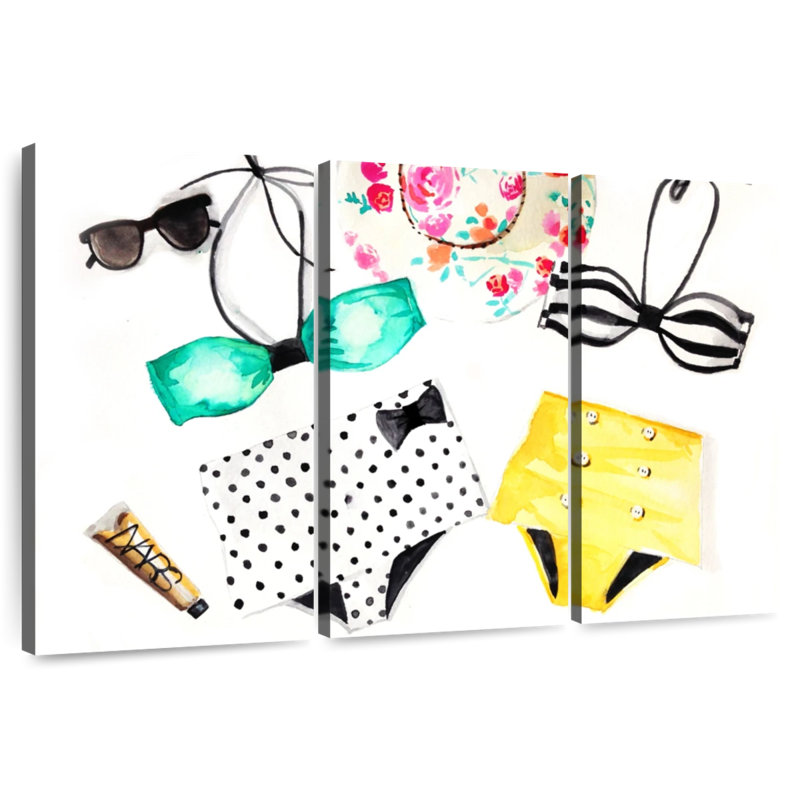 Shuttleworth Bathing Suits, 36" H x 57" W