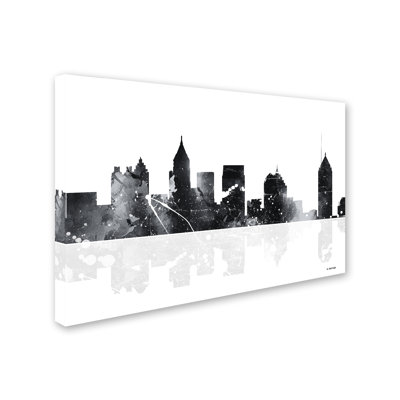 « atlanta georgia horizon bg-1 », reproduction d’art sur toile tendue