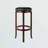 Gabel 3 piece Counter Height Dining Set in Walnut/Black Finish, 38.75" H X 33.34" W X 33.34" D-1894242086
