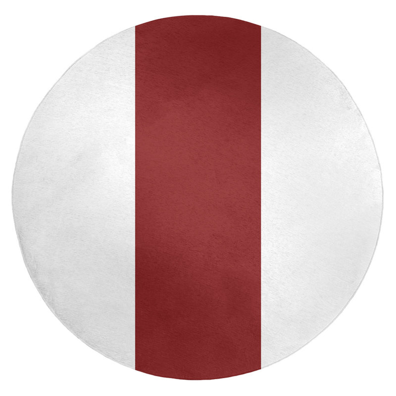 Chenille Indoor Rug, Round 5'