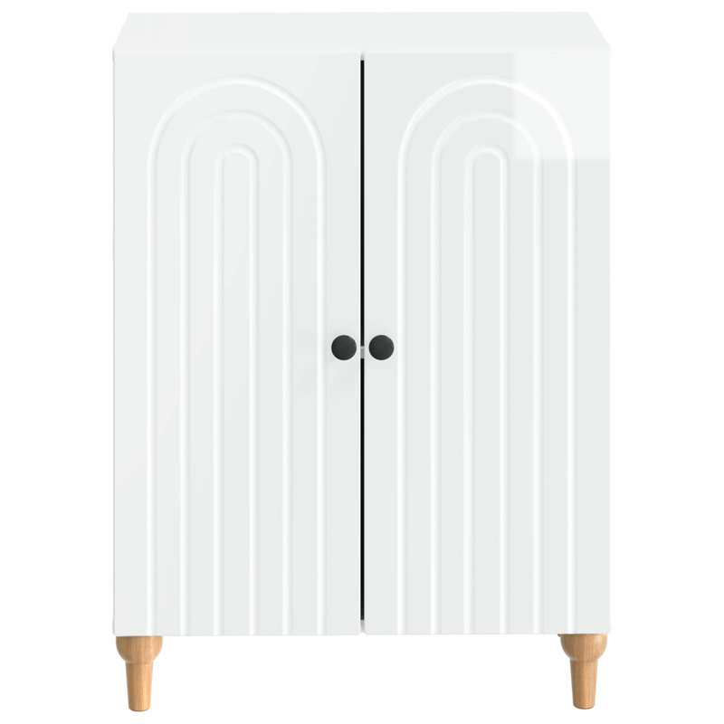 Bathroom Cabinet, High Gloss White