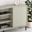 Frem 2 Door Curved Sideboard Buffet Unit Black Metal Legs-1126882881