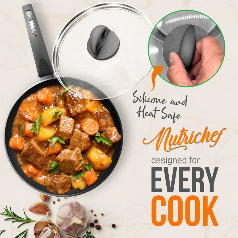 12 - Piece Non-Stick Plastic Cookware Set