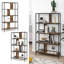 Lizette 80cm W Metal Standard Bookcase-50585059-131446695