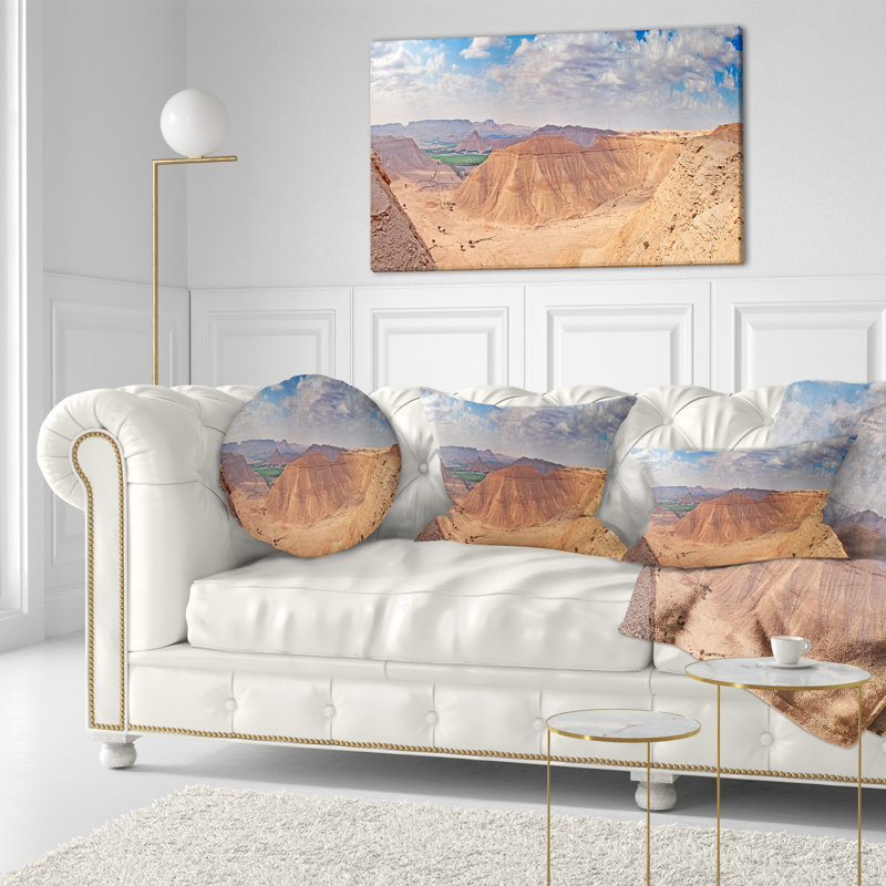 Coussin lombaire imprimé Clay Rocks autour de Ryad
