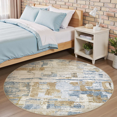 Tapis abstrait à motif abstrait Boho