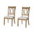 Amoz Solid Wood Cross Back Side Chair-237492418