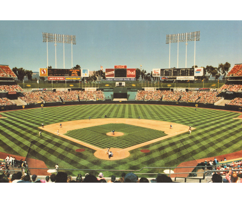 Oakland Alameda County Coliseum, 12" H x 18" W