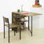 Higgston Extendable Metal Base Dining Table