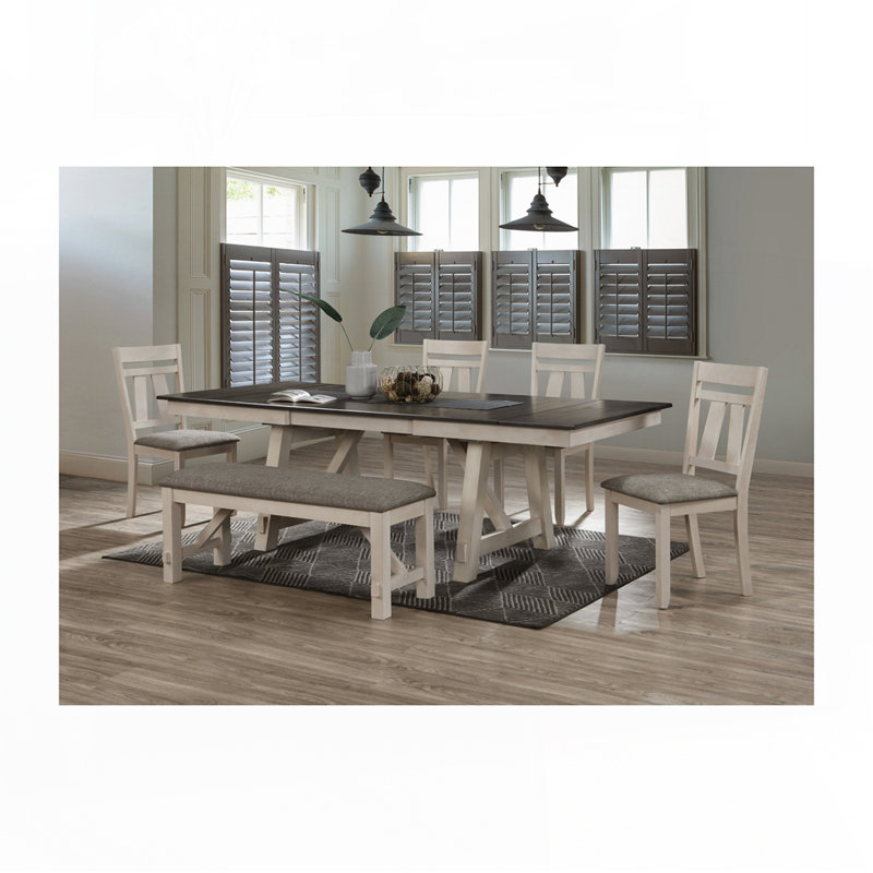 Banc de salle à manger en tissu