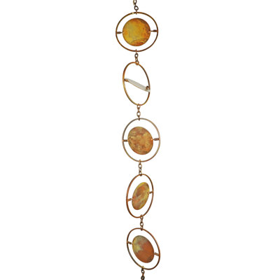 Lucki Metal Abstract Rain Chain