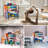 True & Tidy Dumbbell Storage Rack & Stand with Wheels and Hooks