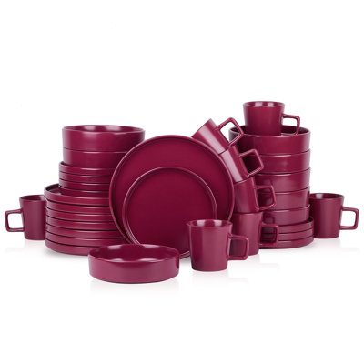 Stone Lain Cleo 32-Piece Dinnerware Set Stoneware