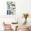 Art mural chat bleu et poisson-129091846