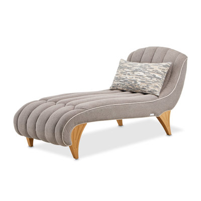 St. Charles Upholstered Chaise Lounge by Michael Amini