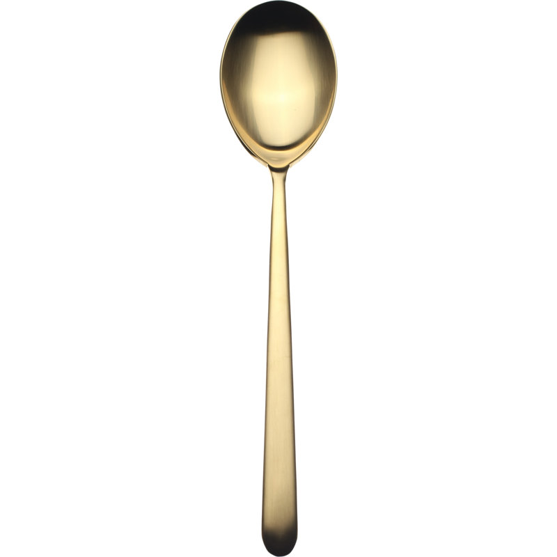 Cuillère de service Due, Glace dorée