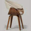 Chaise de salle à manger rembourrée Modern-1183298883
