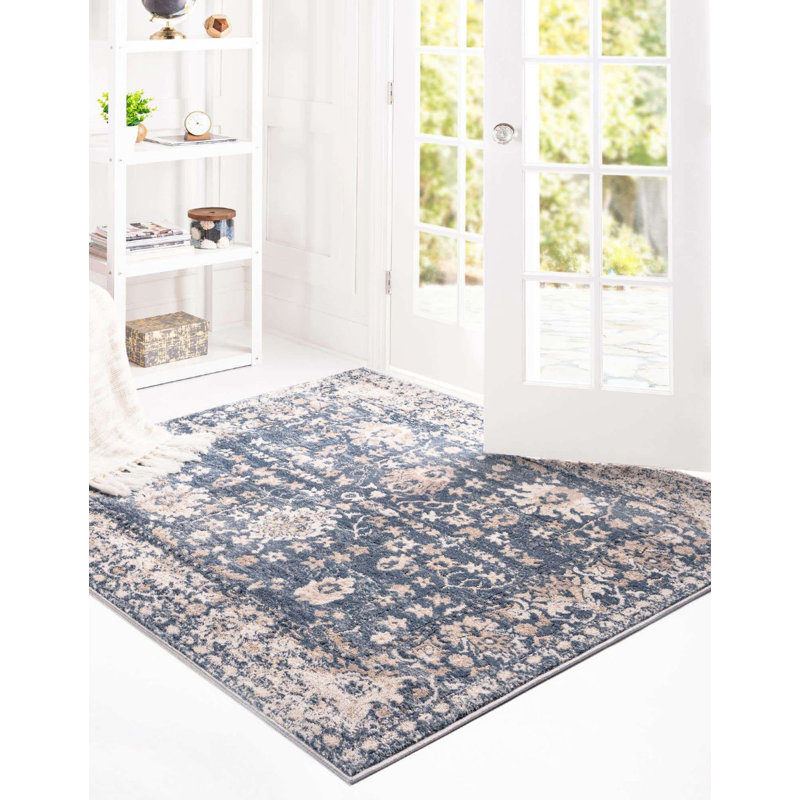 Geddis Ikat Indoor Rug, Rectangle 8' x 11'
