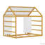 Lit en bois avec garde-robe mobile-1402934107