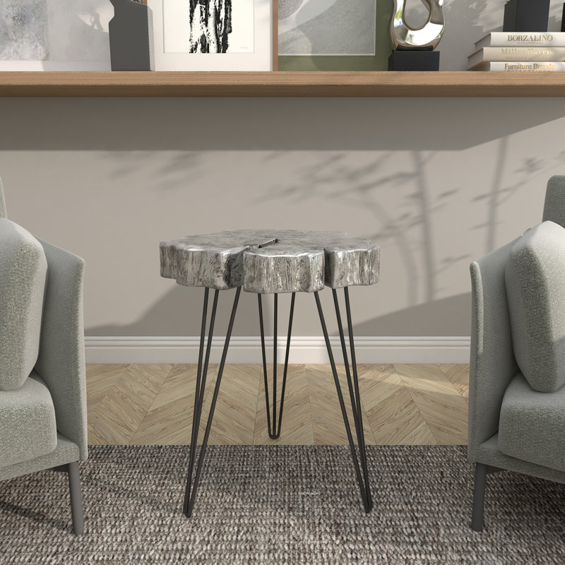 Table d'appoint Calne, gris