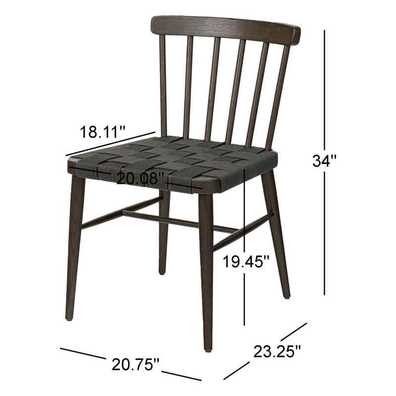Kershaw Dining Chair, Black