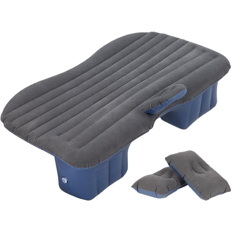 Matelas gonflable pour camping-car 53,5 po avec pompe électrique externe, Noir