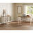 2 Piece Office Set, 56" Executive Desk & Set Of 2 Cabinets With Glass Door, White