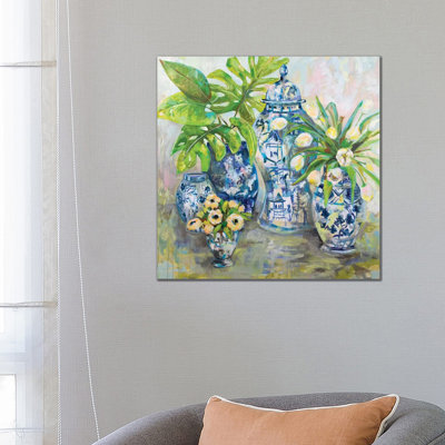 Spring Ginger 1 Piece Wrapped Canvas Wall Art