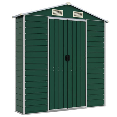 Brisayda Garden Shed 191x810x198 cm Galvanised Steel