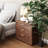 Manish Fully Assembled Rustic Farmhouseburl Finish 3 Drawer Nightstand Dresser-1693573148