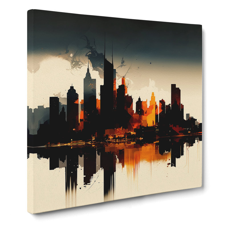 Skyline - Wrapped Canvas, 35cm H x 35cm W x 3cm D