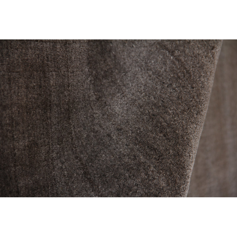 Sanctuary Handmade Synthetic/Wool Gray/Light Brown Area Rug, Rectangle 10' x 14'
