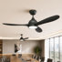 2-Pack 52" Ceiling Fan with Light for Living Room Bedroom Dining Room
