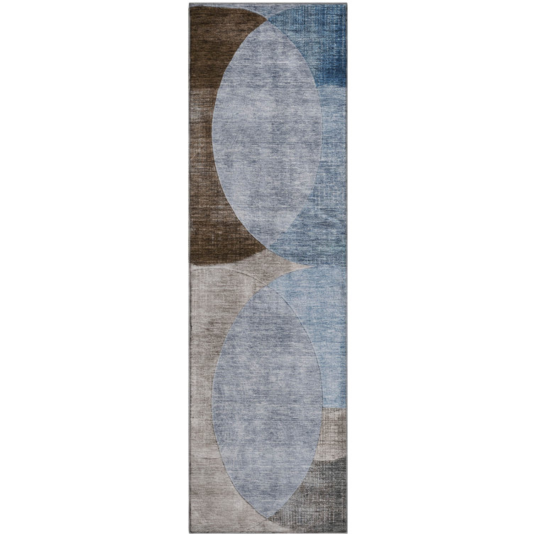 Premium Machine Washable Alves AMF1140 Geometric Rug