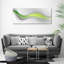 Waves Abstraction - Wrapped Canvas Print