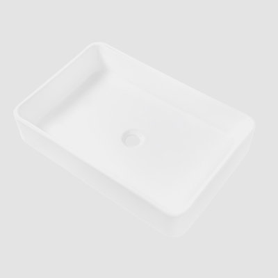 Go Peak Track 16'' Ceramic Rectangular Bathroom Sink