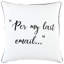 Coussin décoratif en coton
