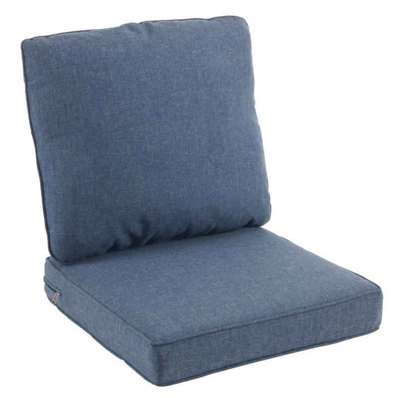 Outdoor 5'' Seat / Back Cushion, Blue