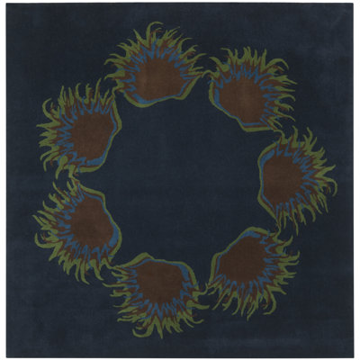 Tapis bleu foncé Liam